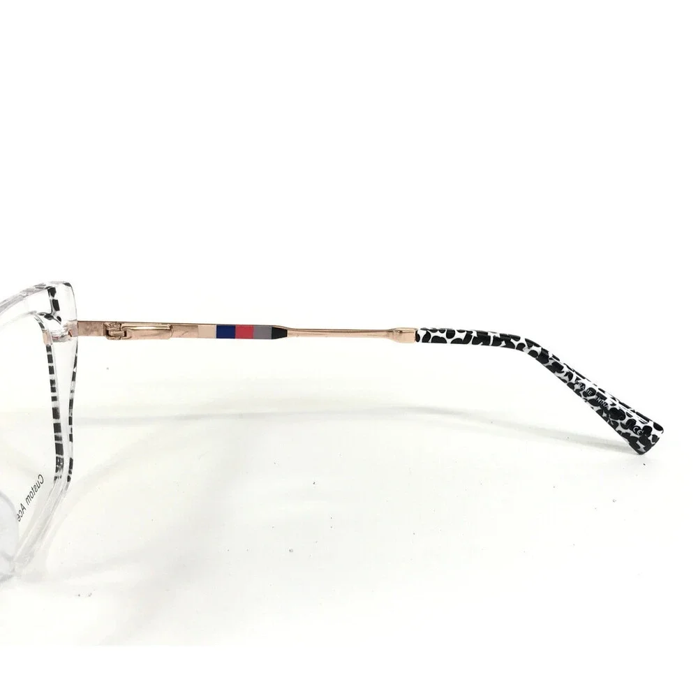 GX Gwen Stefani Eyeglasses Frames GX101 CRY Crystal Clear Rose Gold 53-14-130